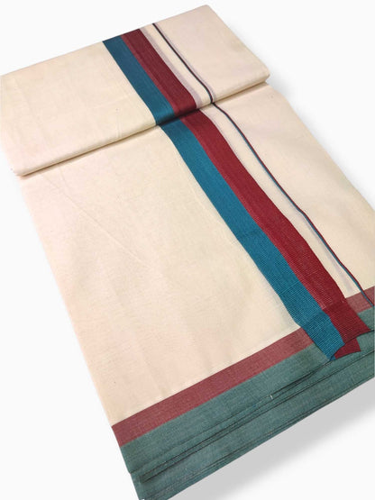 Pure Cotton Kerala Double Dhoti/Mundu