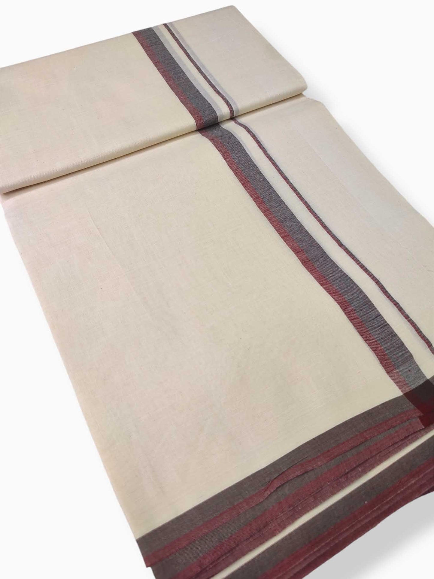 Pure Cotton Kerala Double Dhoti/Mundu