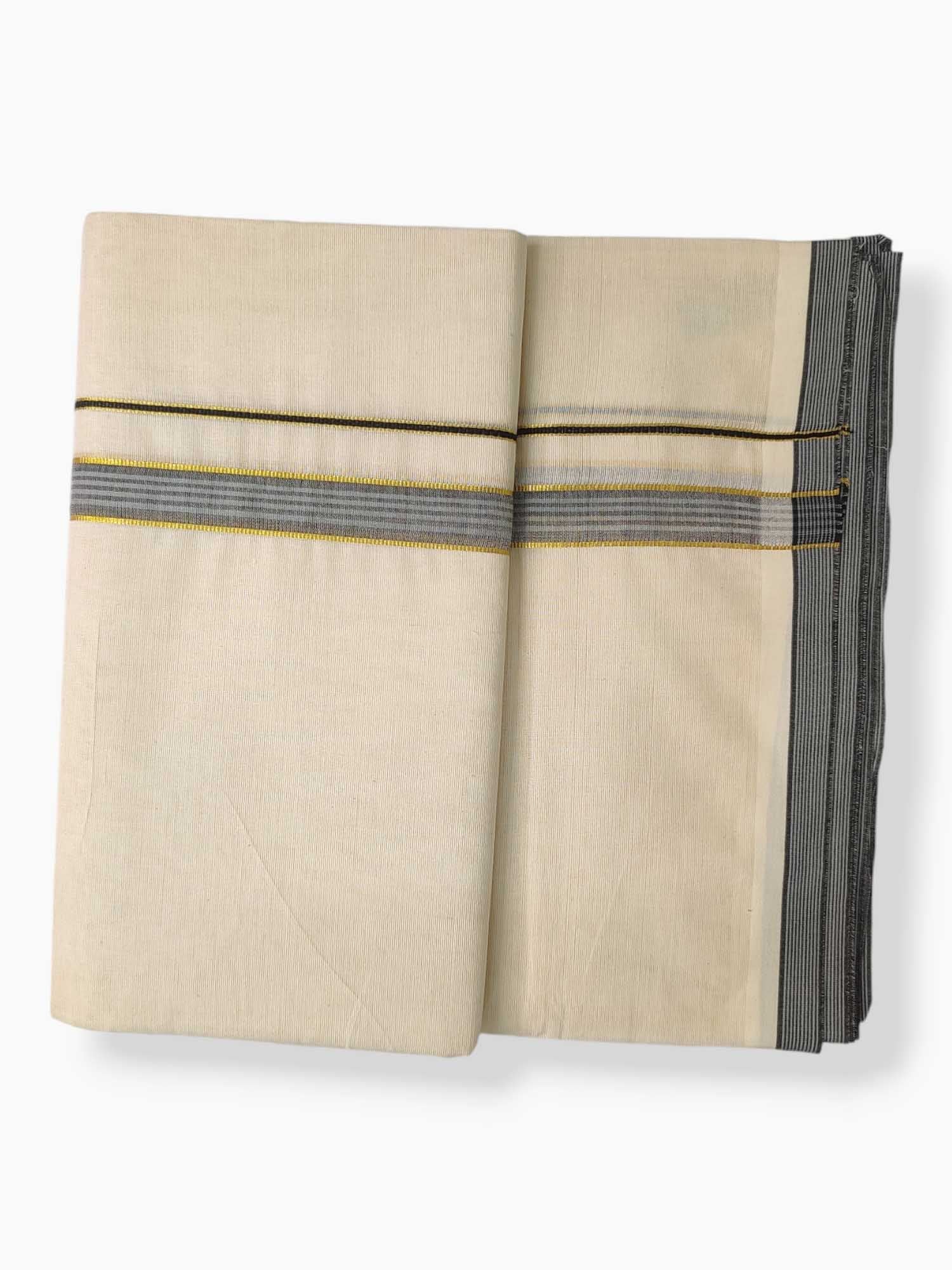 Pure Cotton Kerala Double Dhoti/Mundu