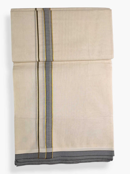 Pure Cotton Kerala Double Dhoti/Mundu