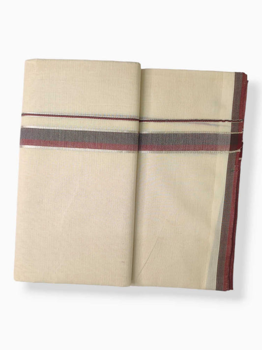 Pure Cotton Kerala Double Dhoti/Mundu