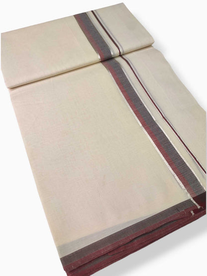 Pure Cotton Kerala Double Dhoti/Mundu