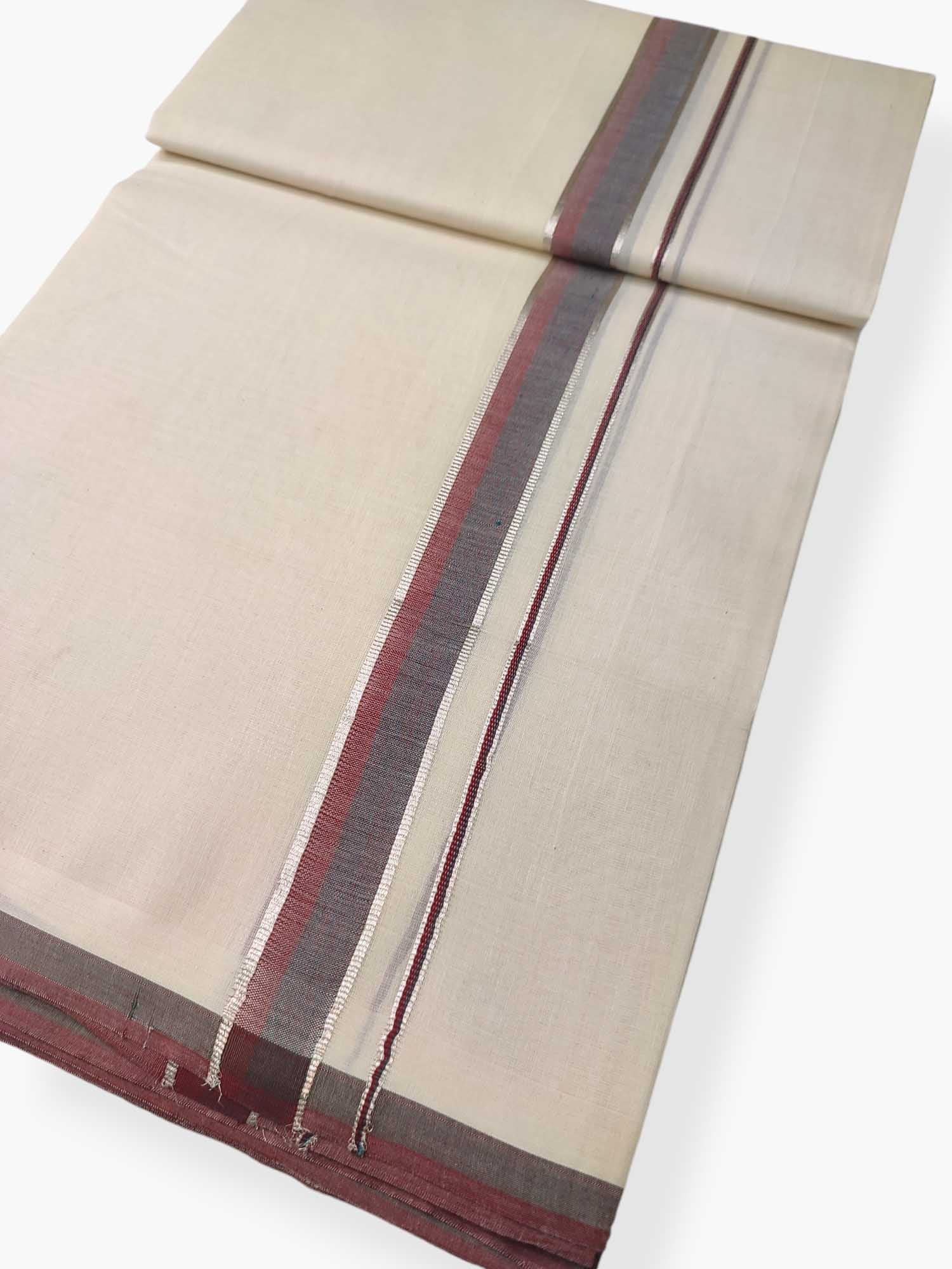 Pure Cotton Kerala Double Dhoti/Mundu