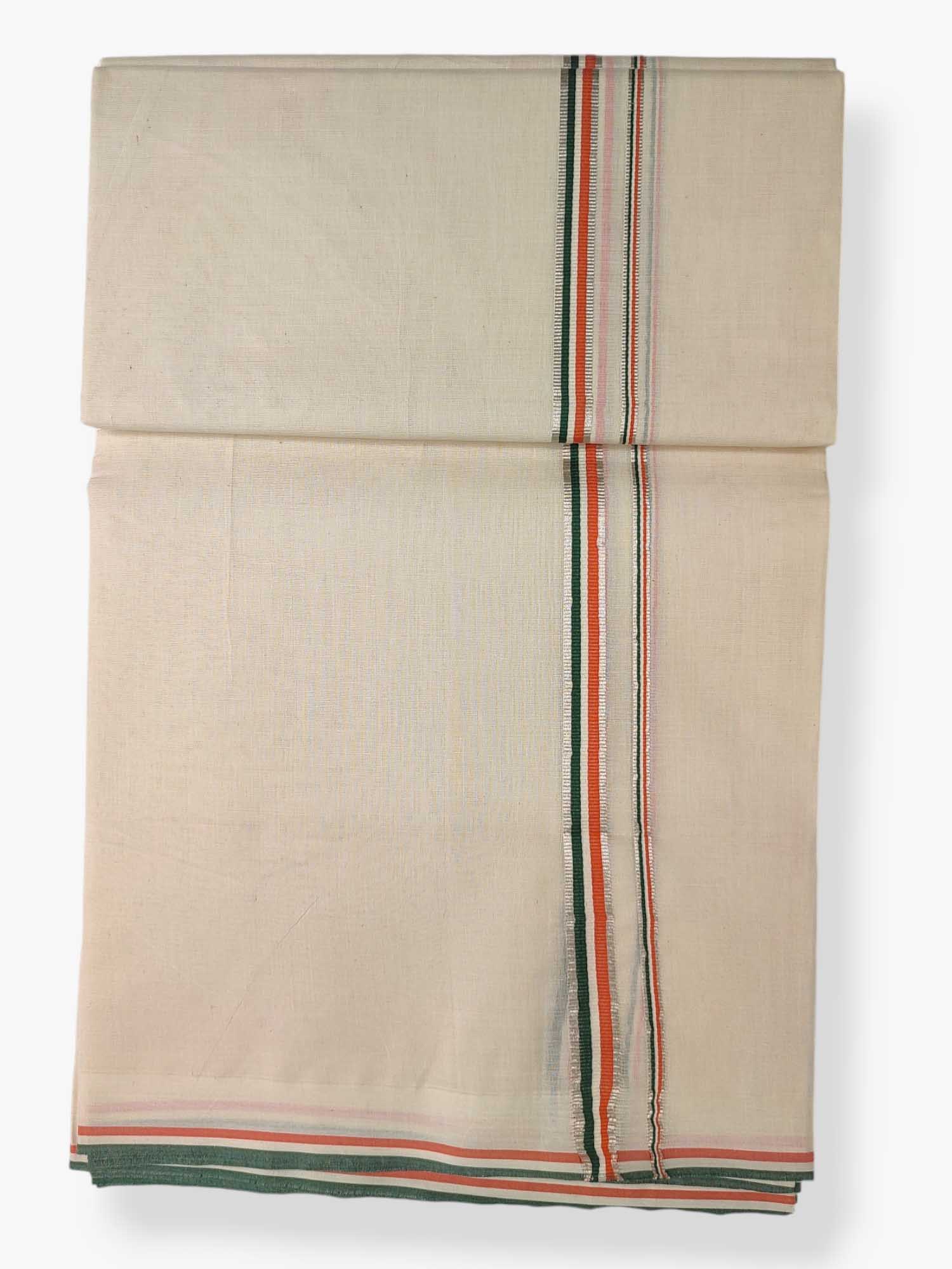 Pure Cotton Kerala Double Dhoti/Mundu