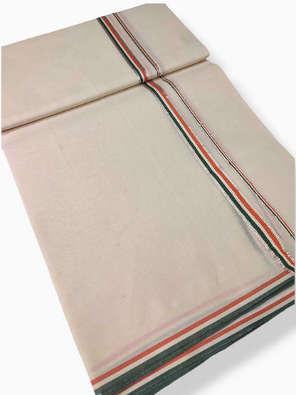 Pure Cotton Kerala Double Dhoti/Mundu