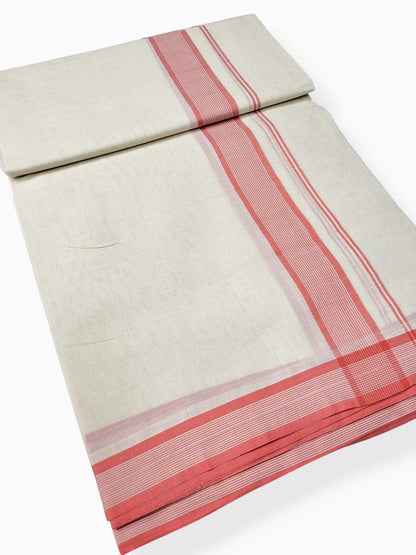 Pure Cotton Kerala Double Dhoti/Mundu