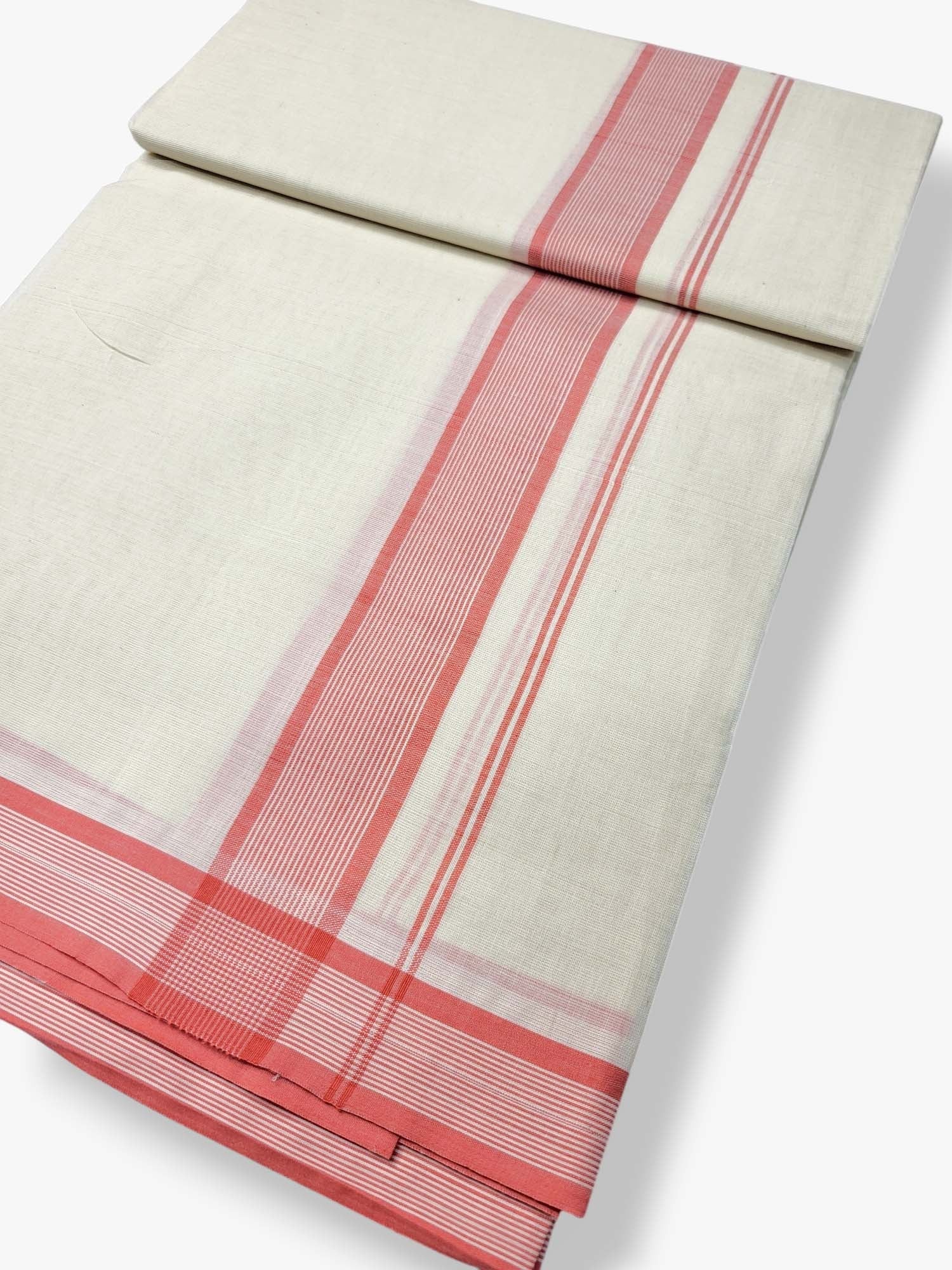 Pure Cotton Kerala Double Dhoti/Mundu