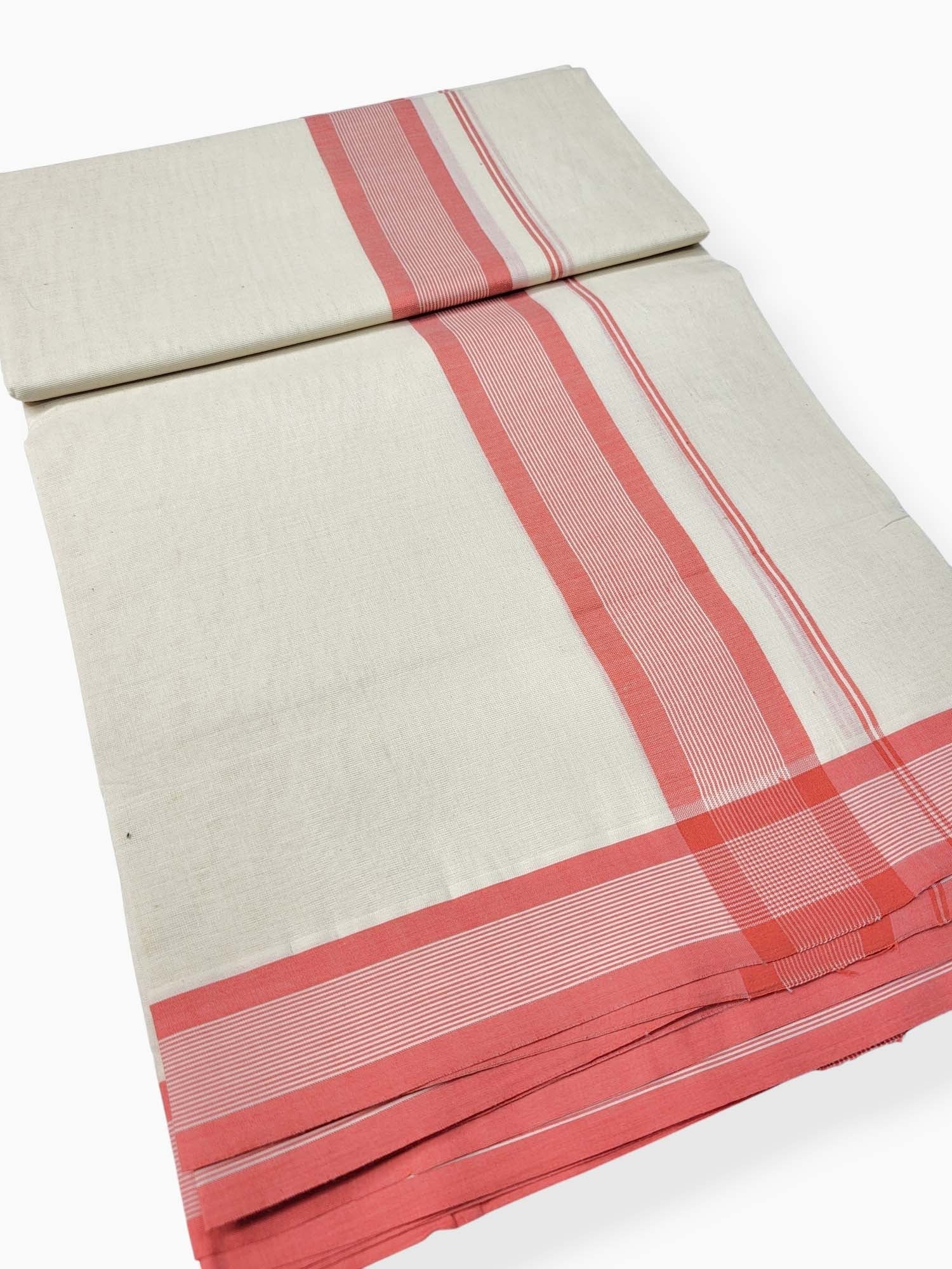 Pure Cotton Kerala Double Dhoti/Mundu