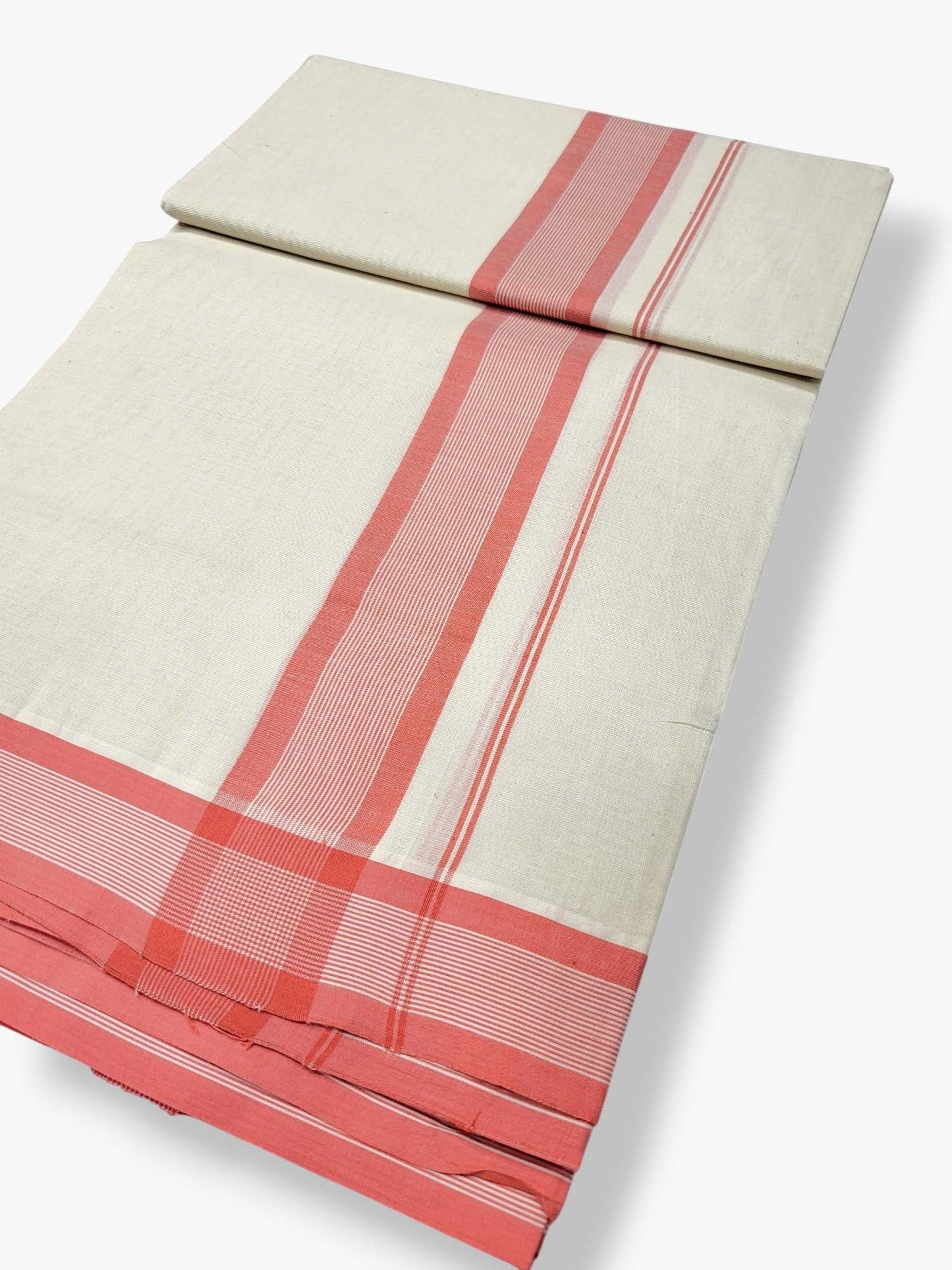 Pure Cotton Kerala Double Dhoti/Mundu