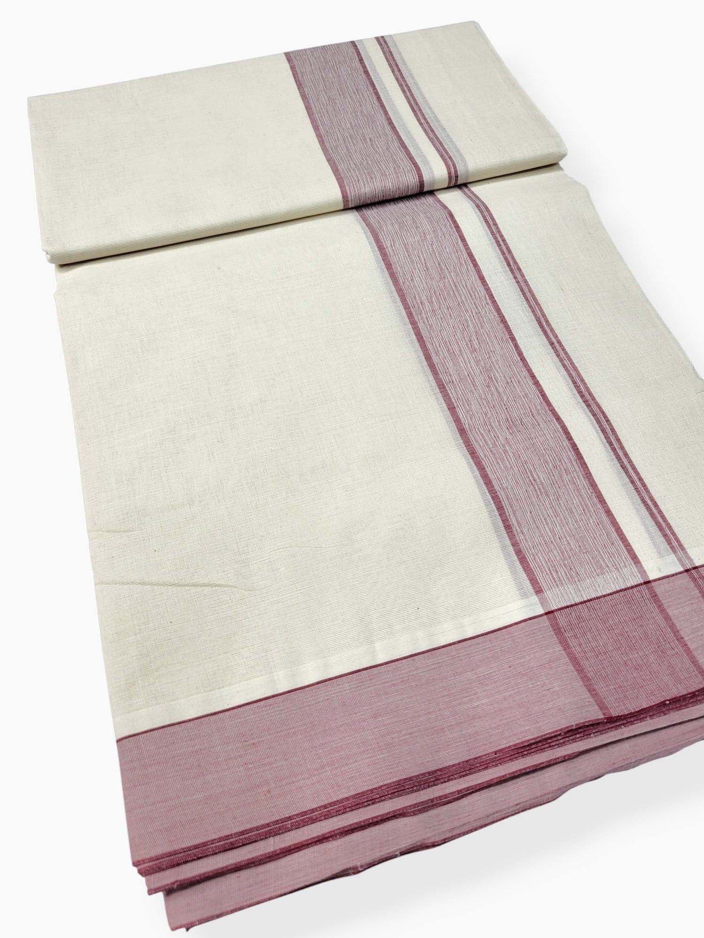 Pure Cotton Kerala Double Dhoti/Mundu