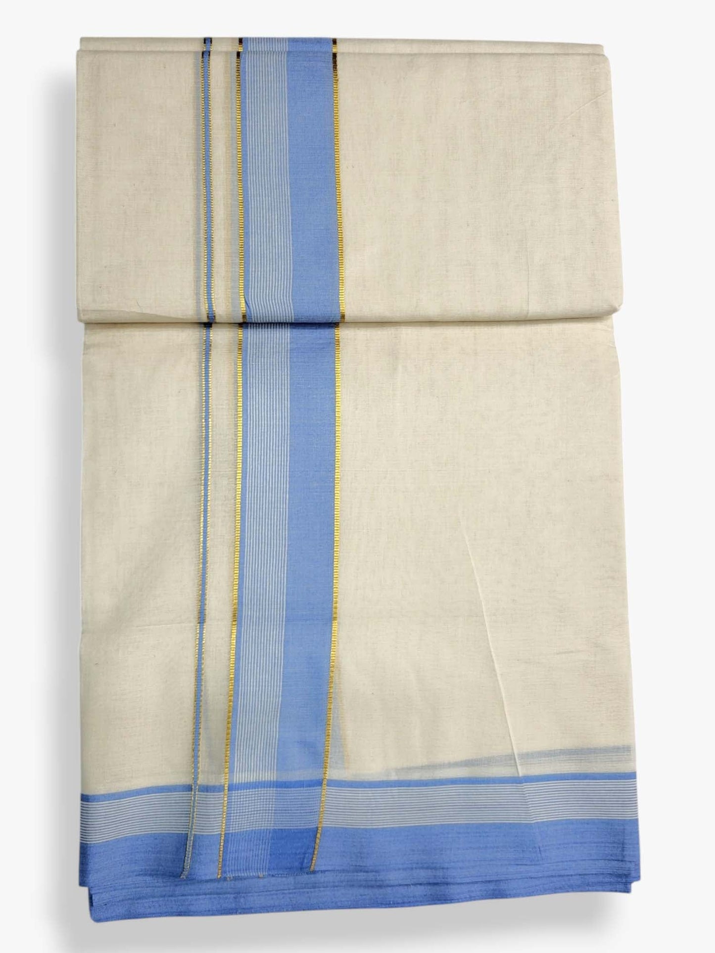 Pure Cotton Kerala Double Dhoti/Mundu