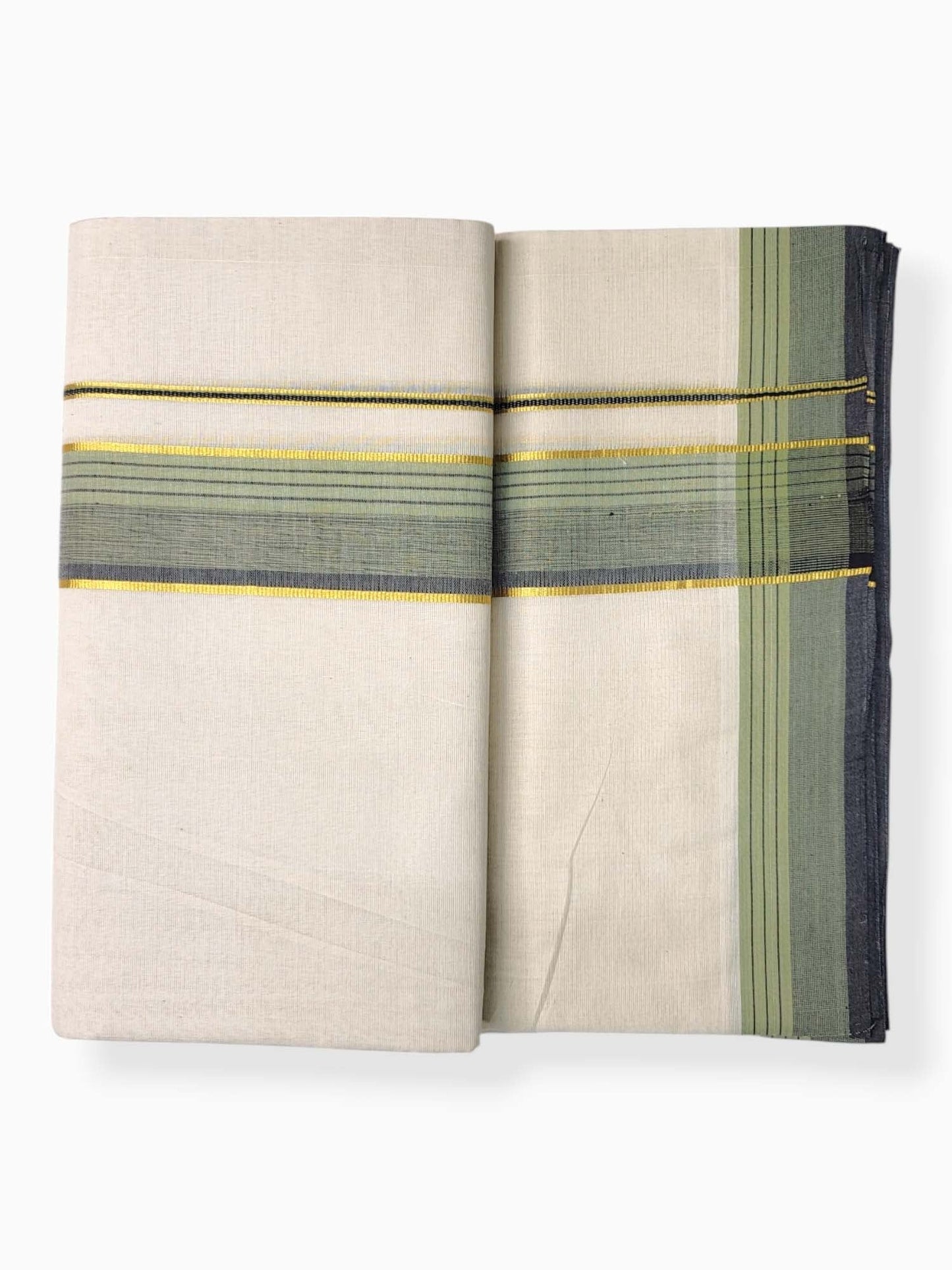 Pure Cotton Kerala Double Dhoti/Mundu