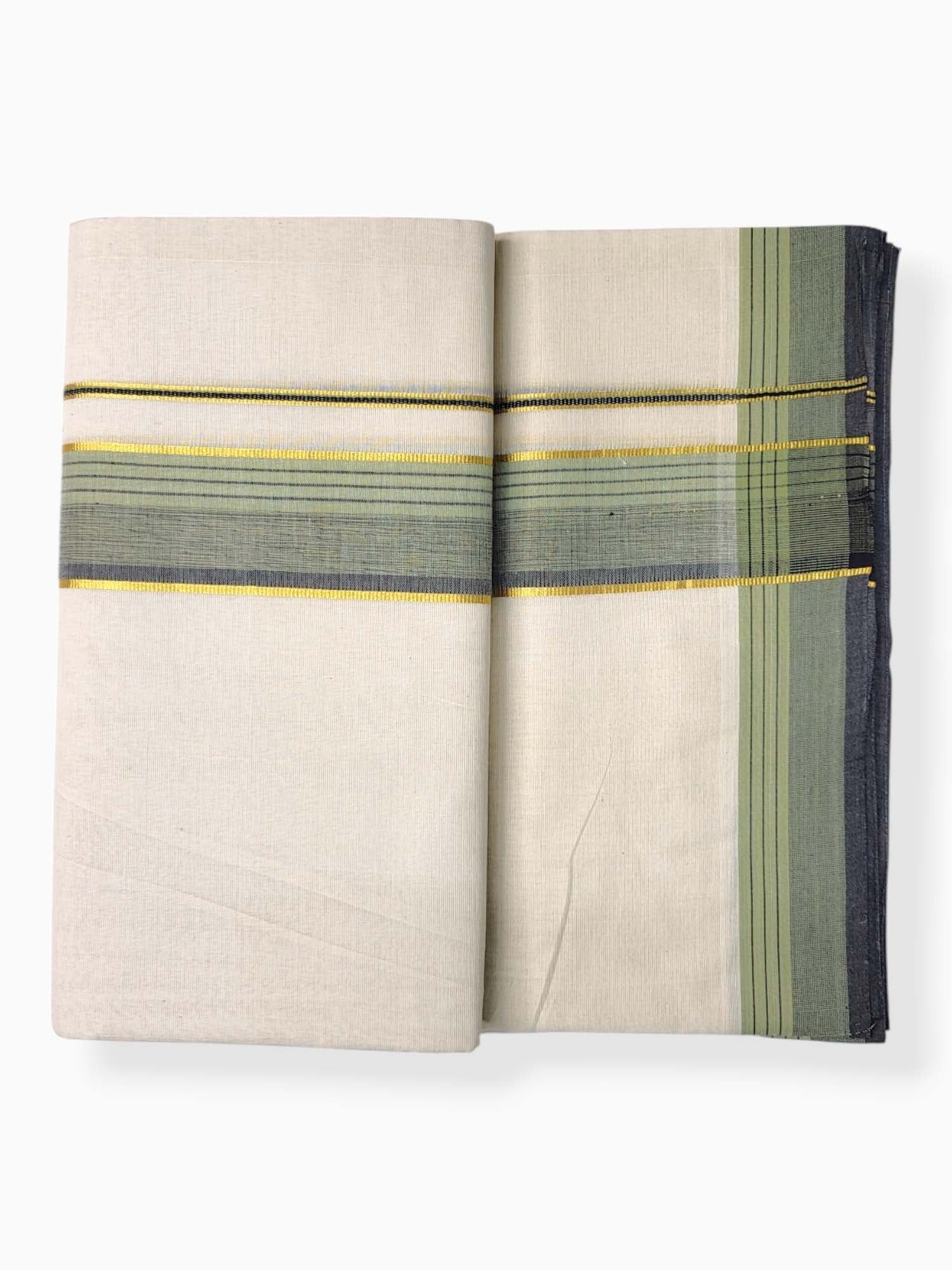 Pure Cotton Kerala Double Dhoti/Mundu