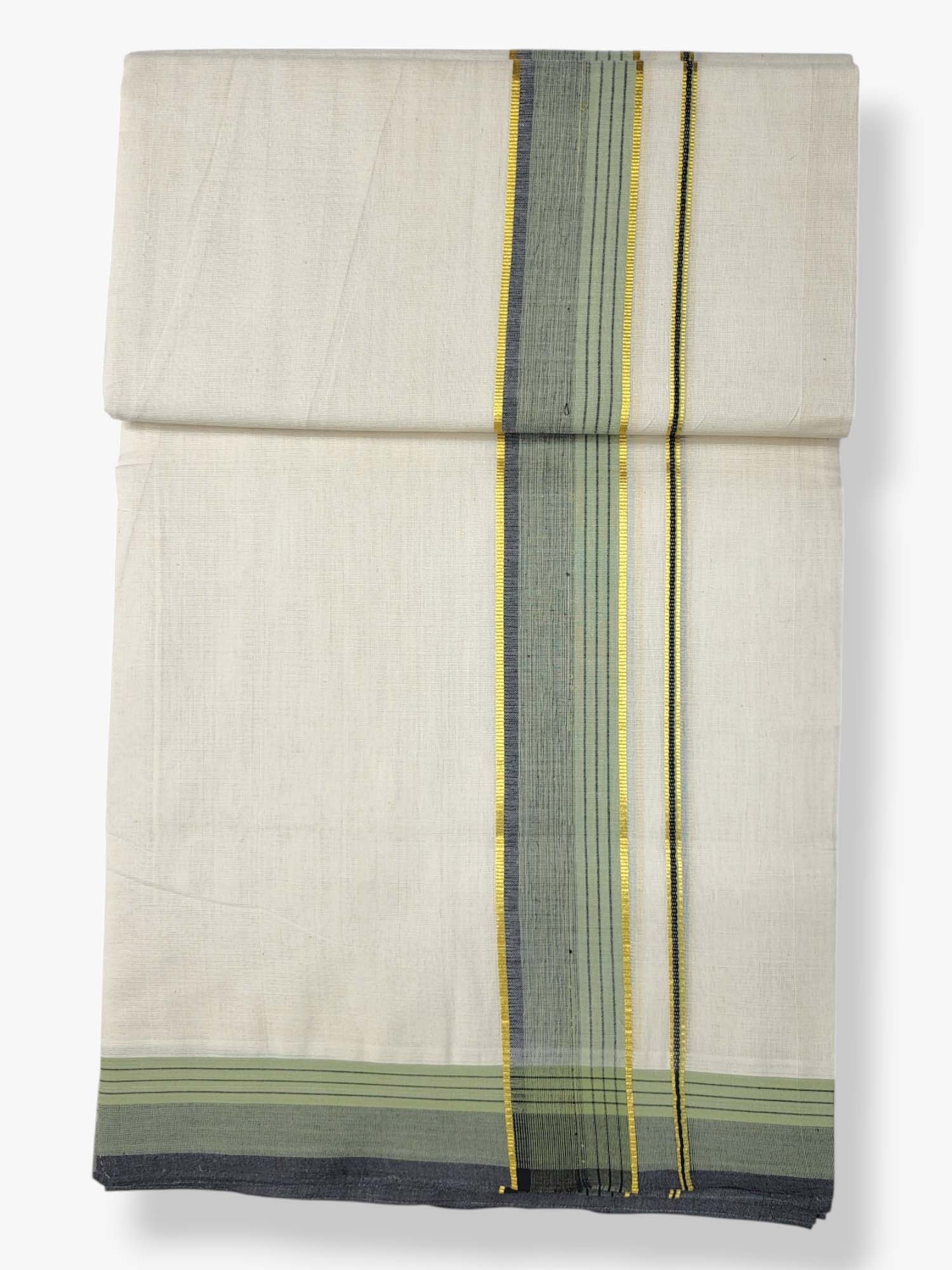 Pure Cotton Kerala Double Dhoti/Mundu