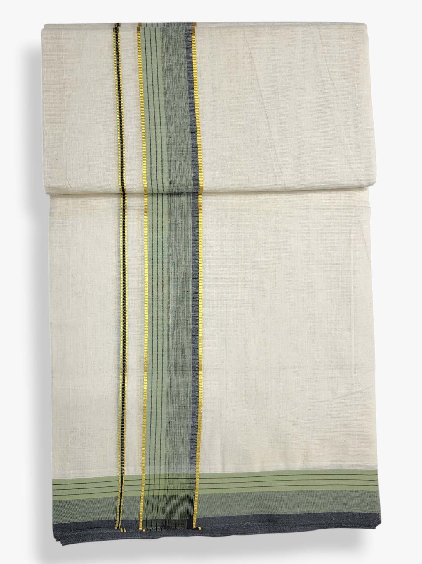 Pure Cotton Kerala Double Dhoti/Mundu