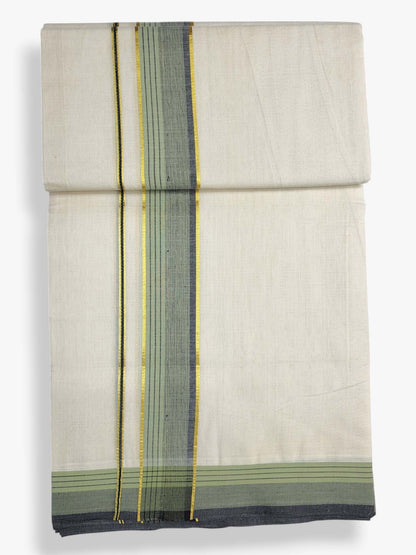 Pure Cotton Kerala Double Dhoti/Mundu