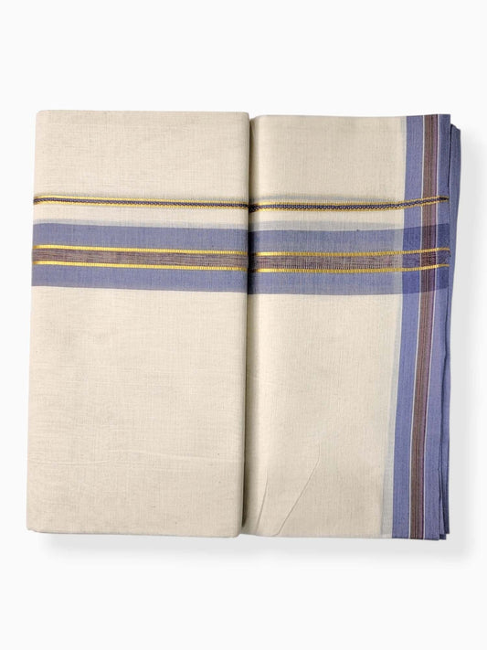 Pure Cotton Kerala Double Dhoti/Mundu