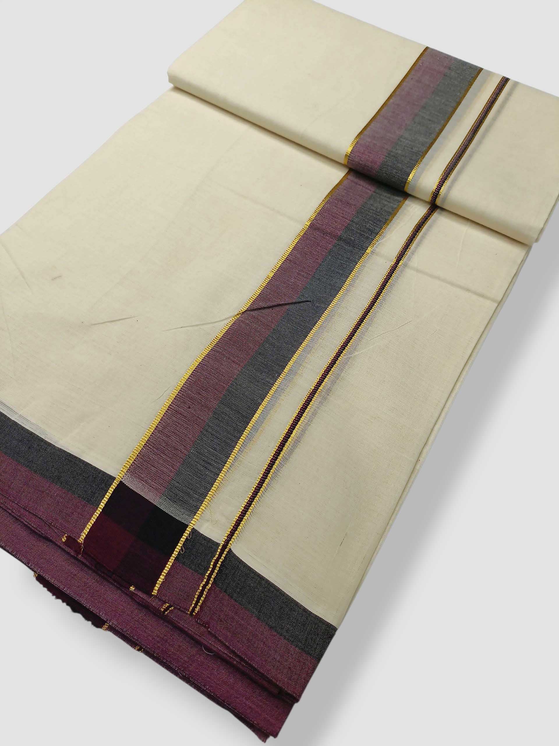 Kerala Cotton Mundu for Men
