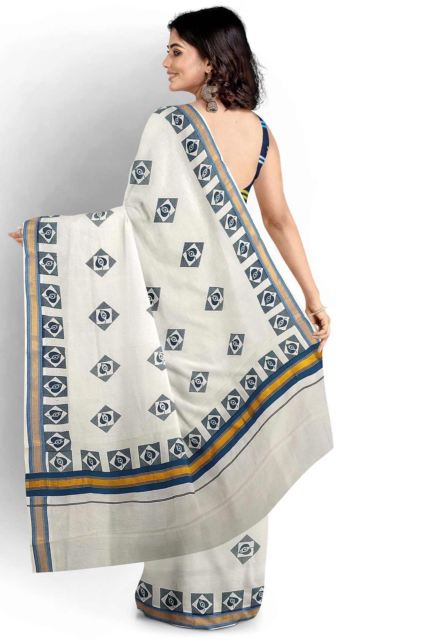 Kerala Printed Saree for Women