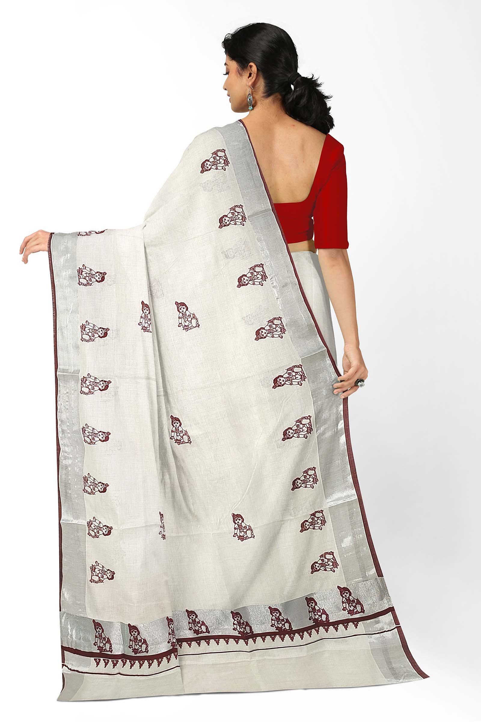 Kerala Printed Saree for Women