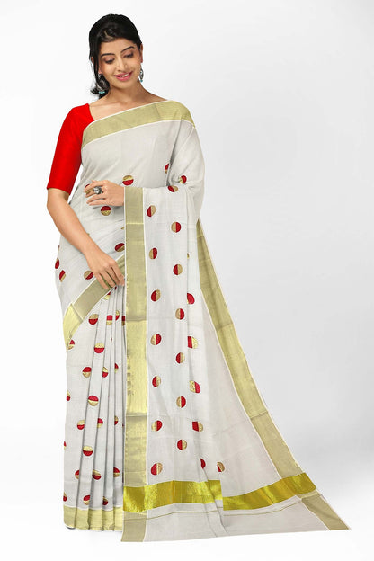 Kerala Printed Saree for Women