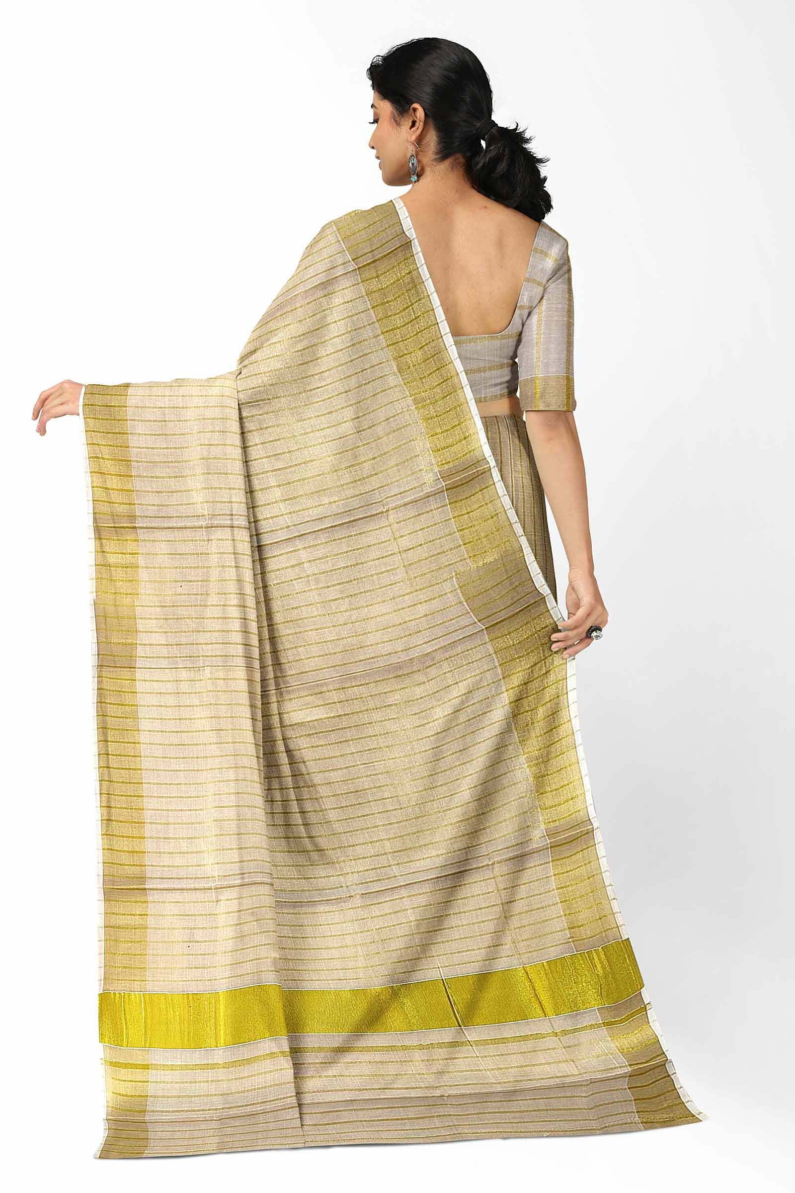 Kerala Tissue Saree for Women