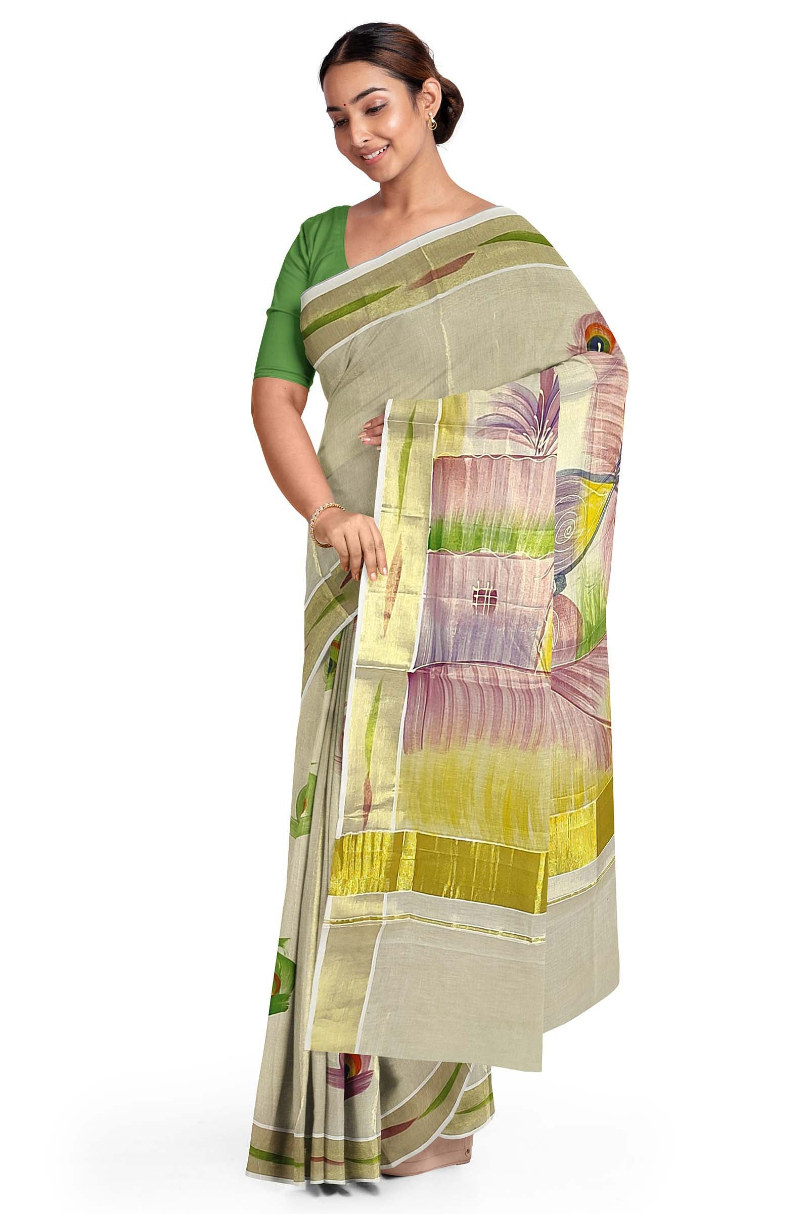 Buy Kerala Saree Online in USA | Kerala Kasavu Saree Online in USA