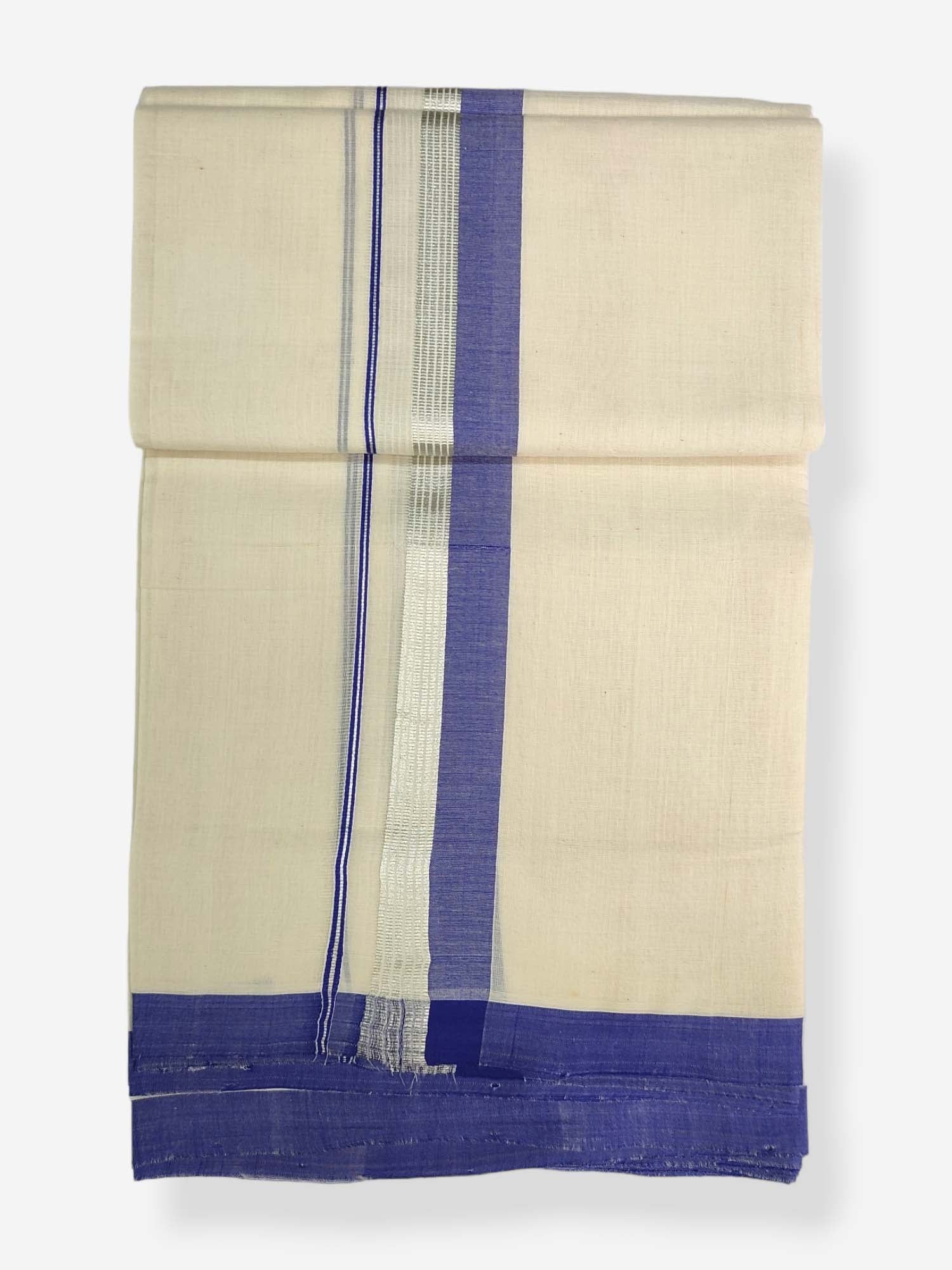  Kerala Handloom Mundu/Dhoti Pure Cotton