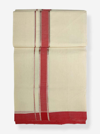  Kerala Handloom Mundu/Dhoti Pure Cotton