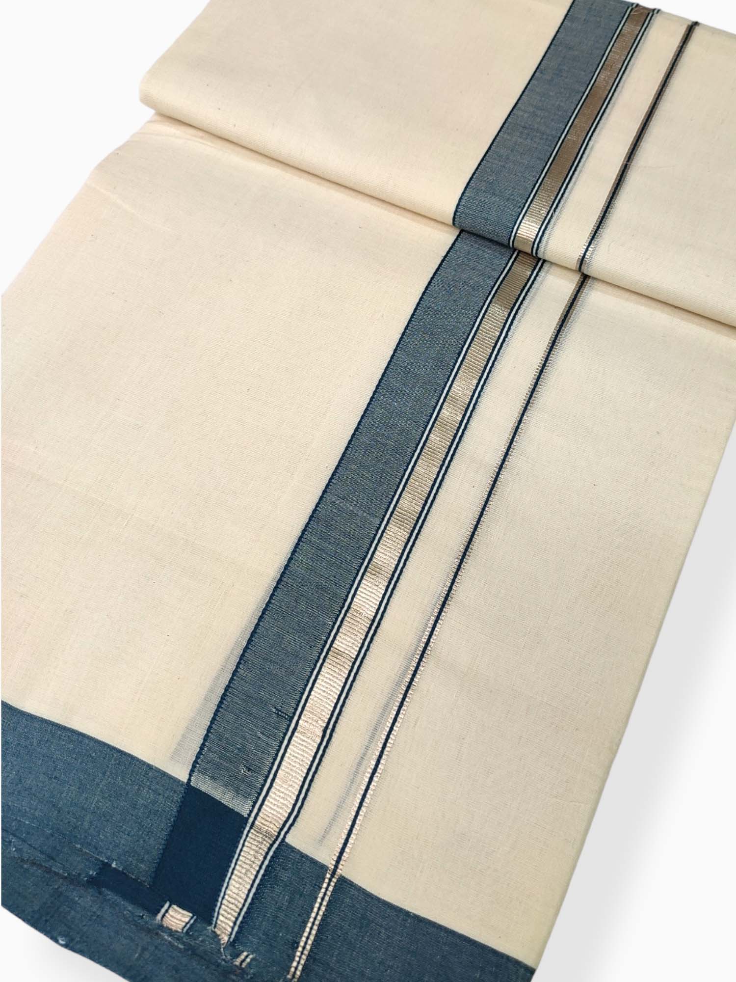  Kerala Handloom Mundu/Dhoti Pure Cotton