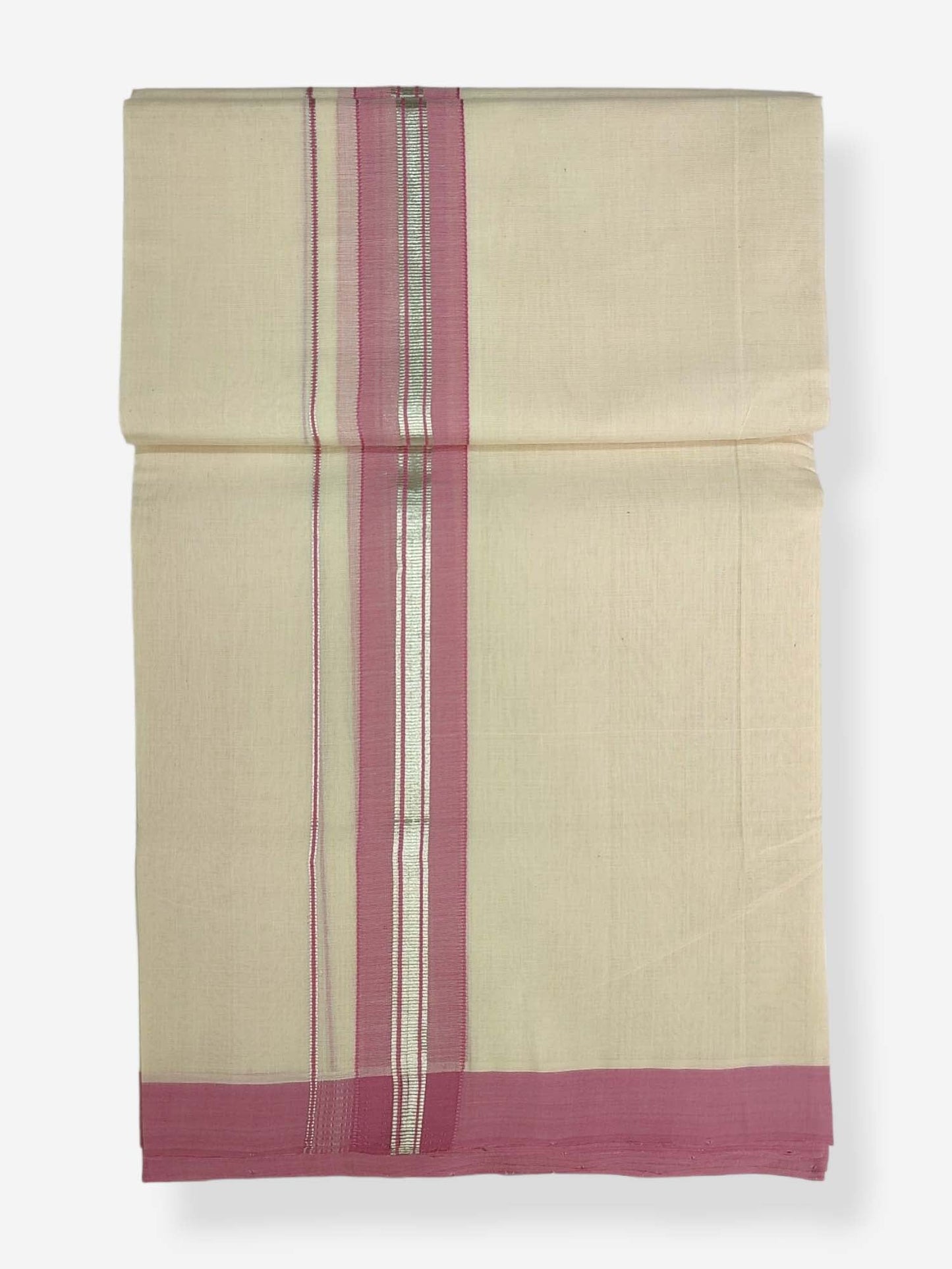  Kerala Handloom Mundu/Dhoti Pure Cotton