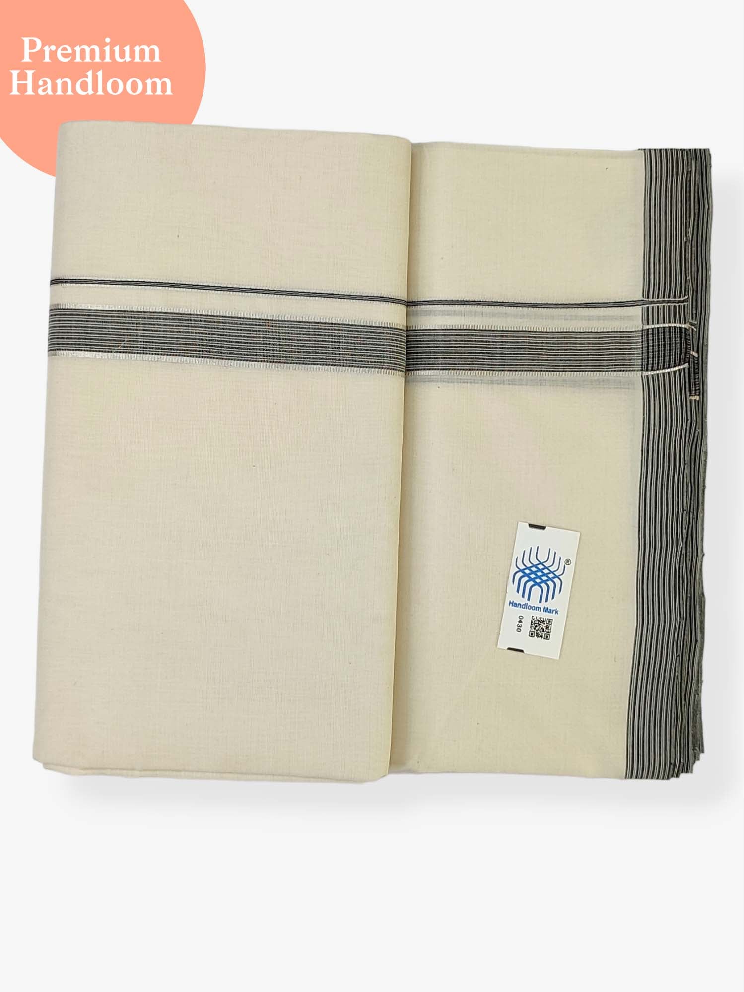 Kerala Premium Balaramapuram Handloom Dhoti/Mundu for Men