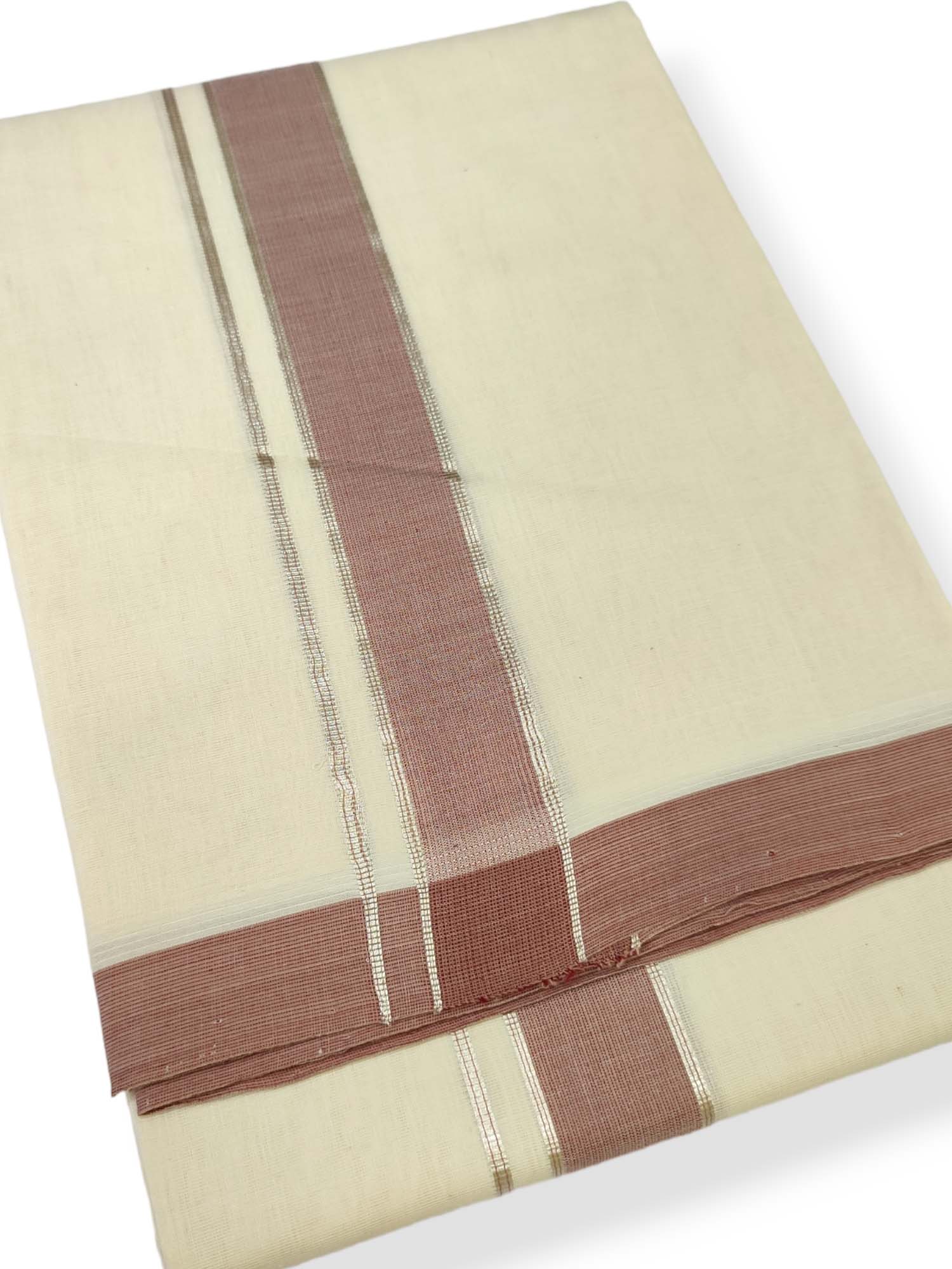 Kerala Premium Balaramapuram Handloom Dhoti/Mundu for Men