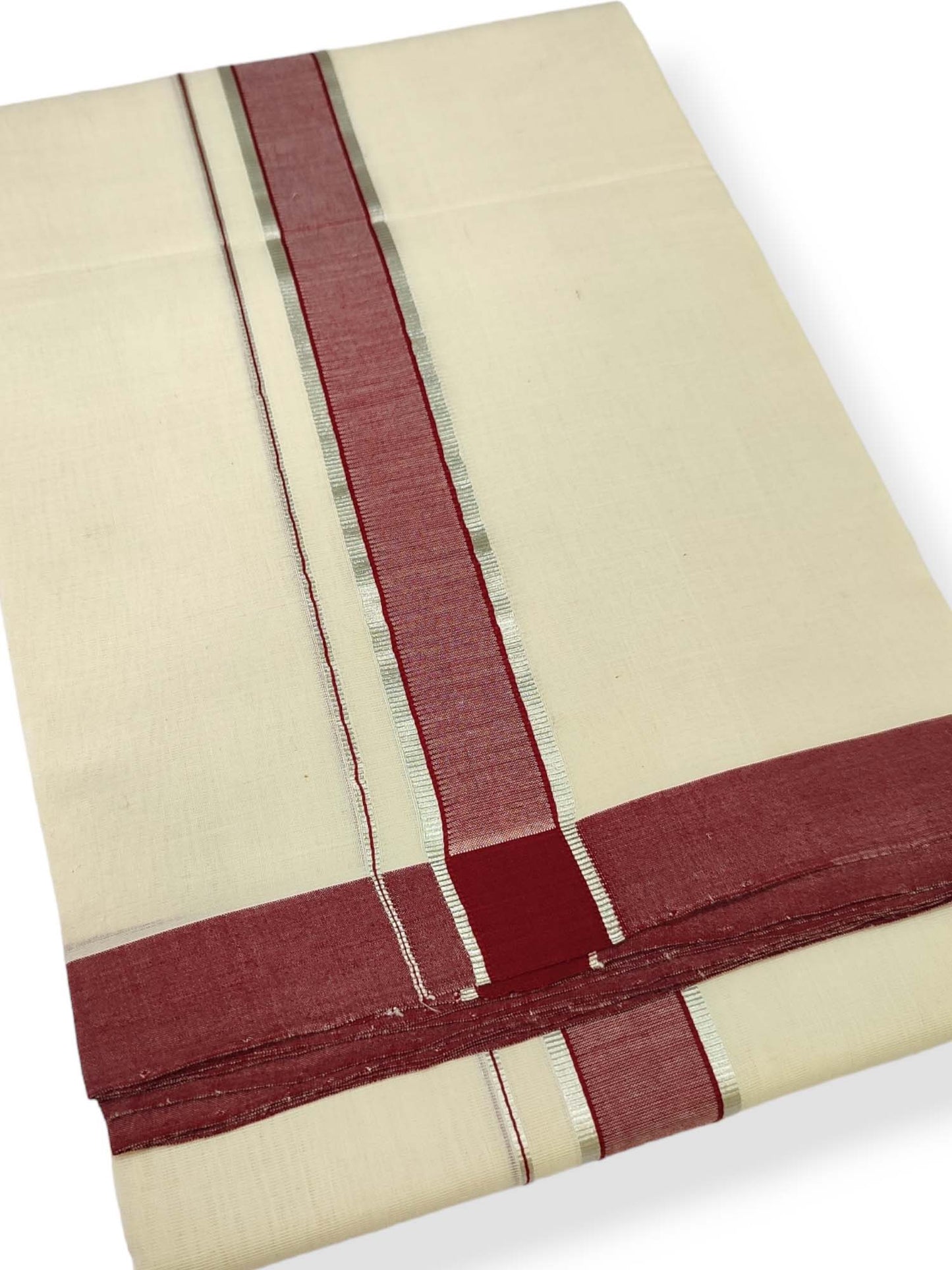 Kerala Premium Balaramapuram Handloom Dhoti/Mundu for Men