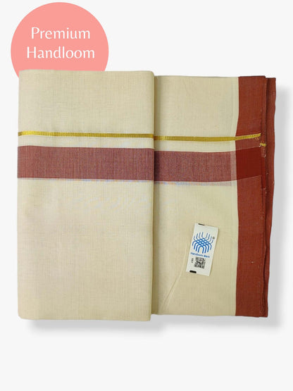 Kerala Premium Balaramapuram Handloom Dhoti/Mundu for Men