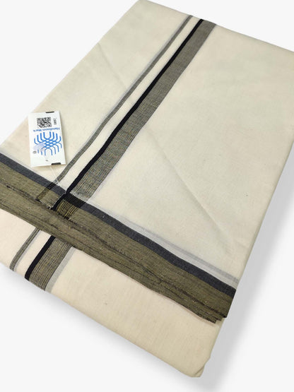 Kerala Premium Balaramapuram Handloom Dhoti/Mundu for Men