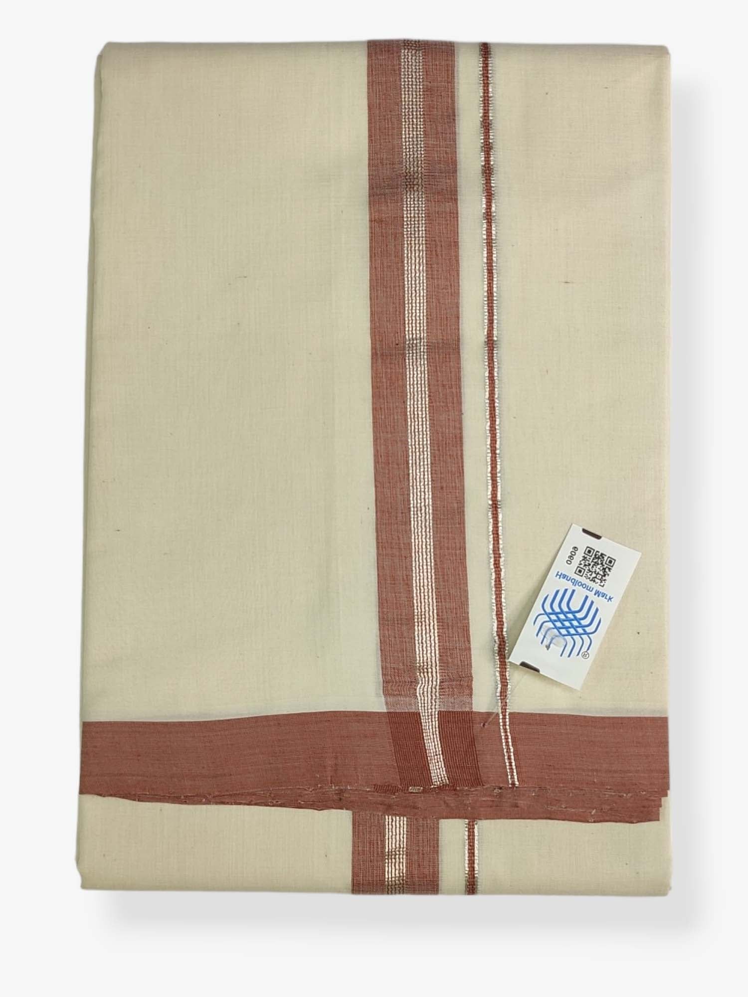Kerala Premium Balaramapuram Handloom Dhoti/Mundu for Men