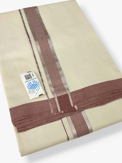 Kerala Premium Balaramapuram Handloom Dhoti/Mundu for Men