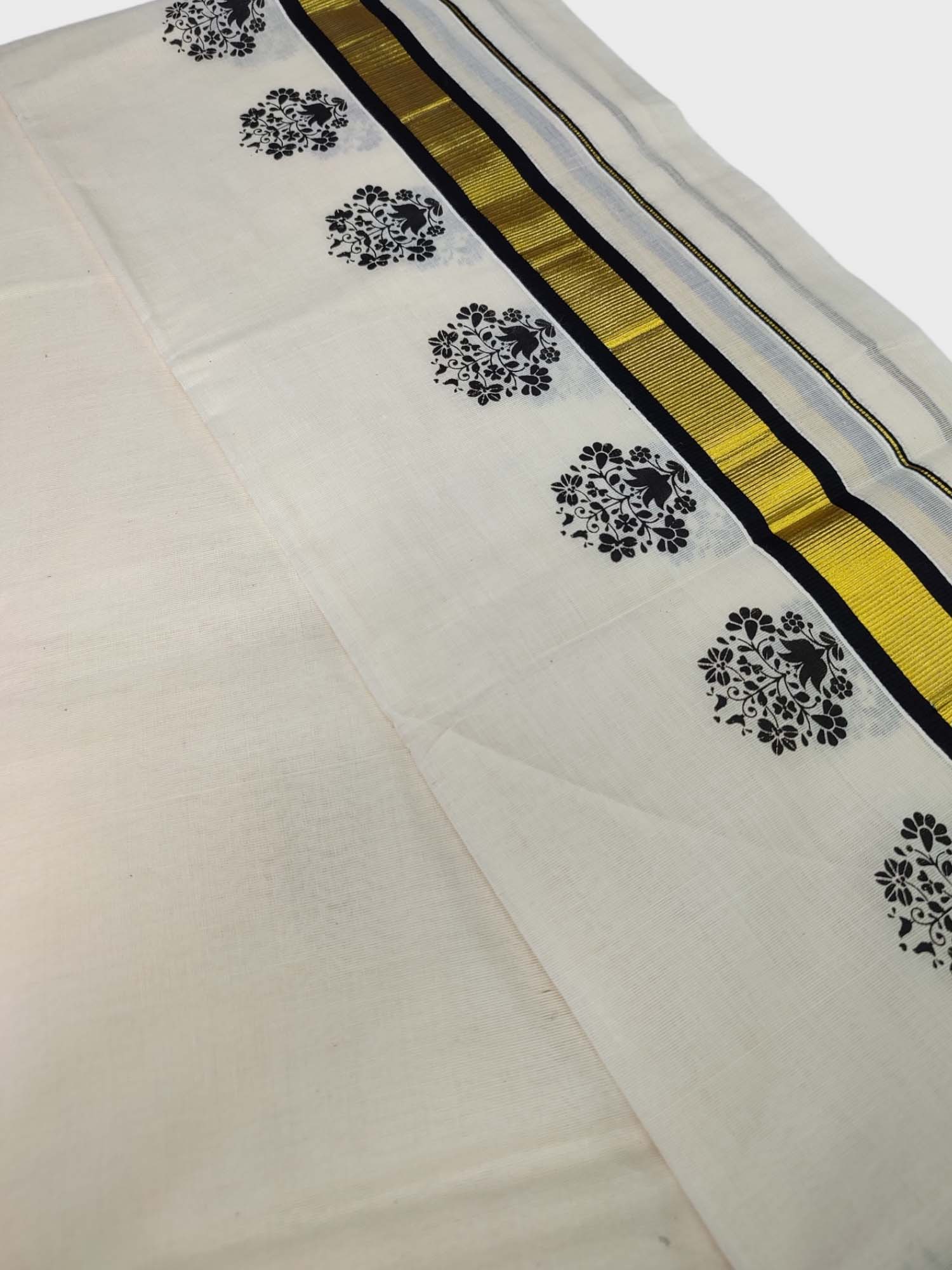 Kerala Cotton Kalamkari Saree – Sarang