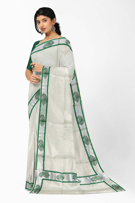 Kerala Tissue Saree for Women