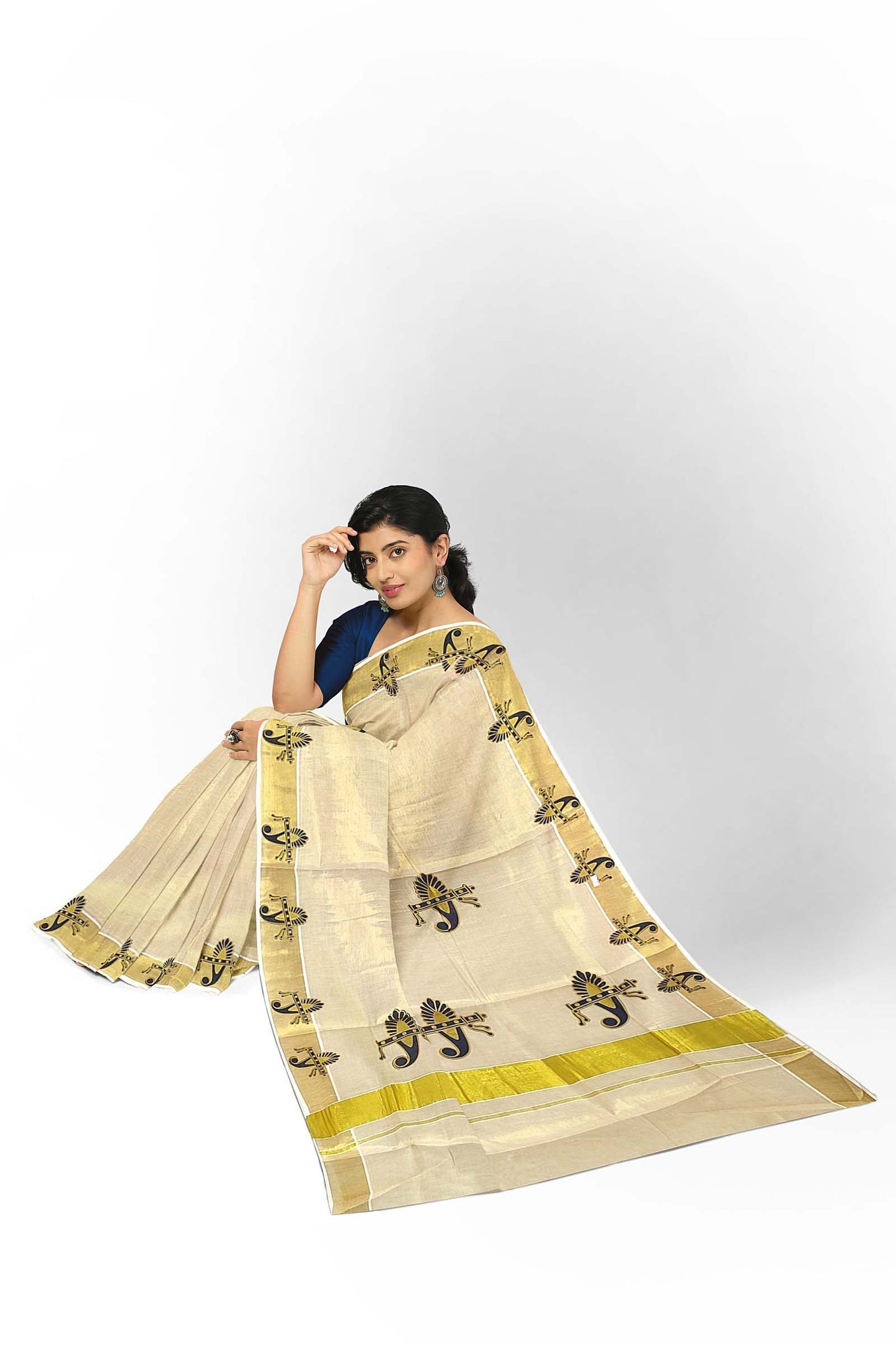 Kerala Tissue Saree for Women