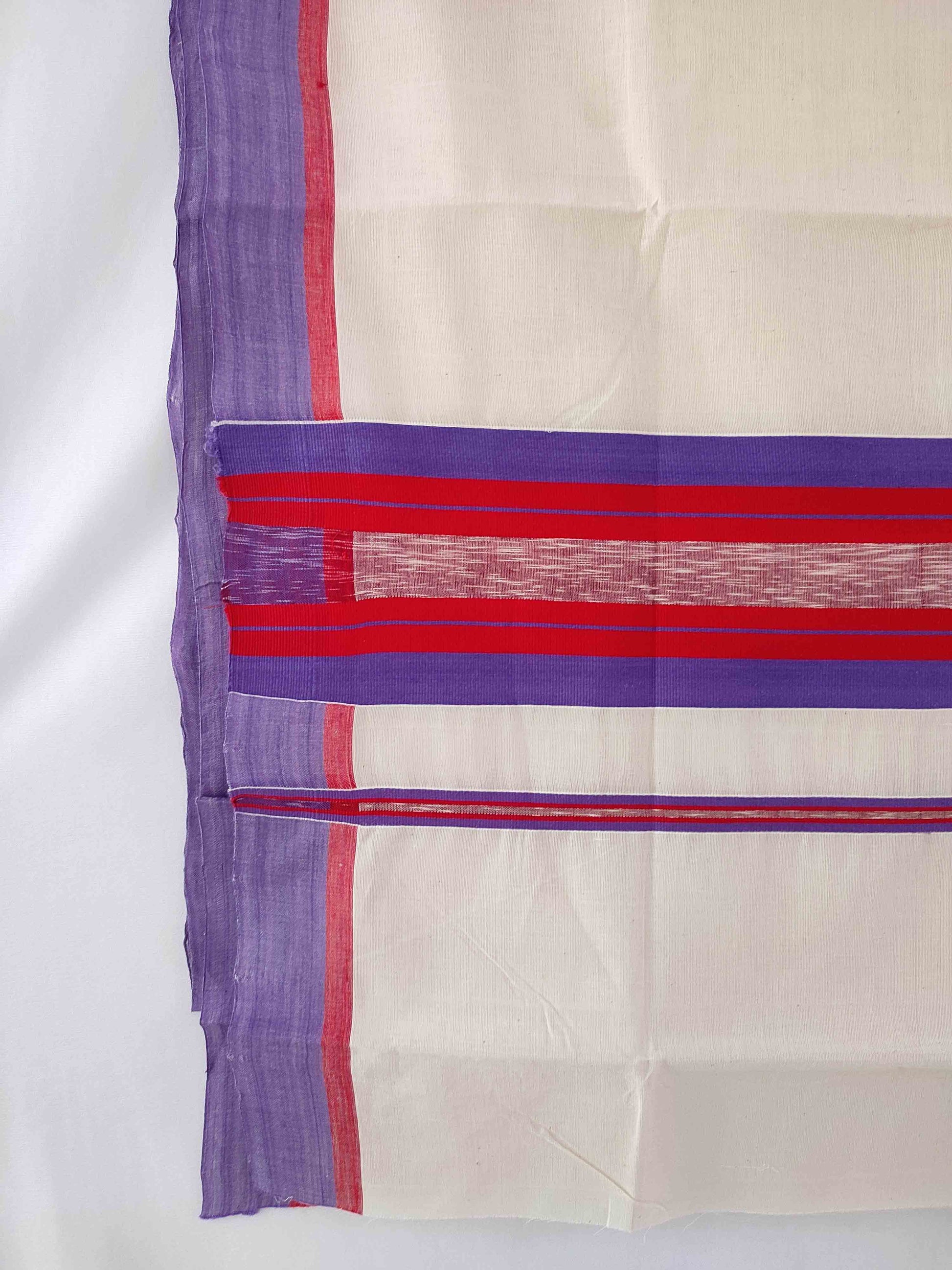 Vibrant handwoven Kerala Handloom Saree