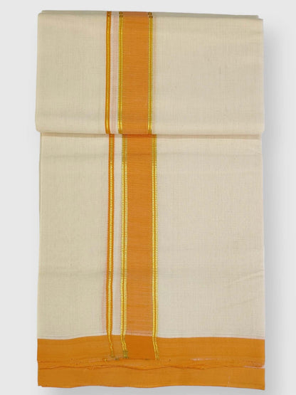  Kerala Balaramapuram Handloom Mundu/Dhoti Pure Cotton