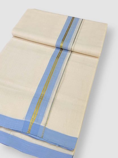  Kerala Balaramapuram Handloom Mundu/Dhoti Pure Cotton