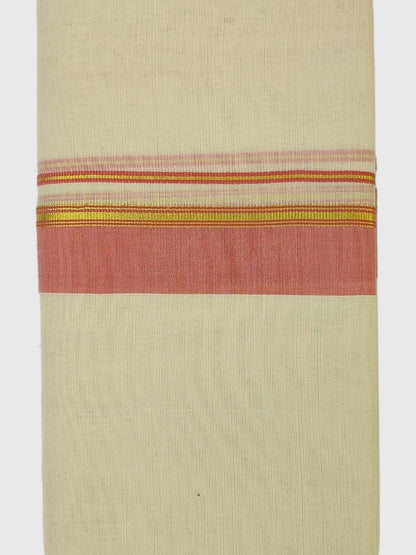  Kerala Balaramapuram Handloom Mundu/Dhoti Pure Cotton