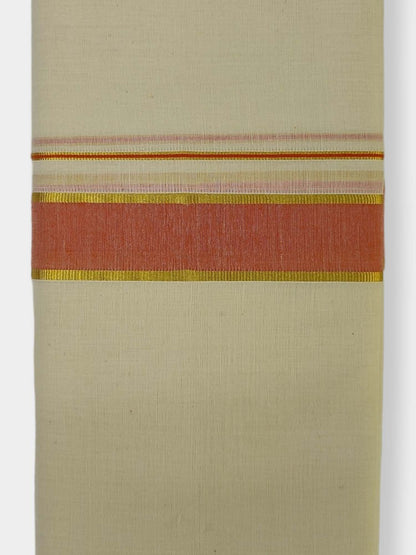 Kerala Balaramapuram Handloom Mundu/Dhoti Pure Cotton