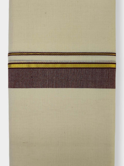  Kerala Balaramapuram Handloom Mundu/Dhoti Pure Cotton
