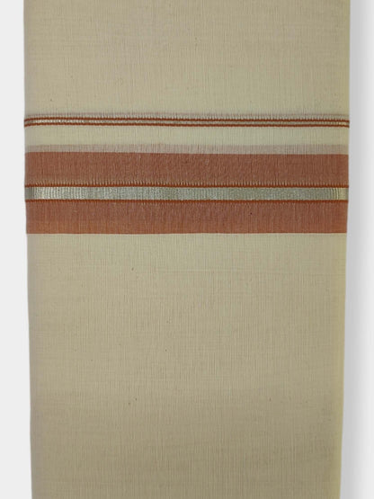  Kerala Balaramapuram Handloom Mundu/Dhoti Pure Cotton