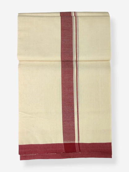  Kerala Balaramapuram Handloom Mundu/Dhoti Pure Cotton