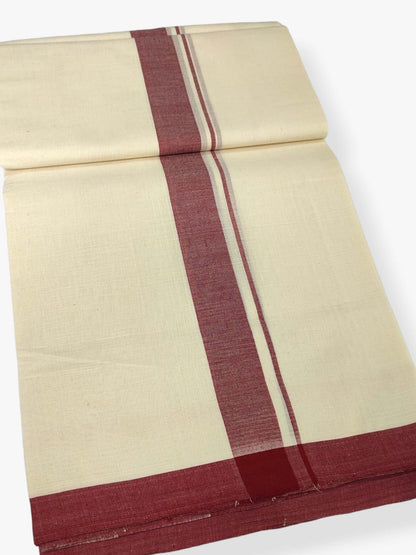  Kerala Balaramapuram Handloom Mundu/Dhoti Pure Cotton